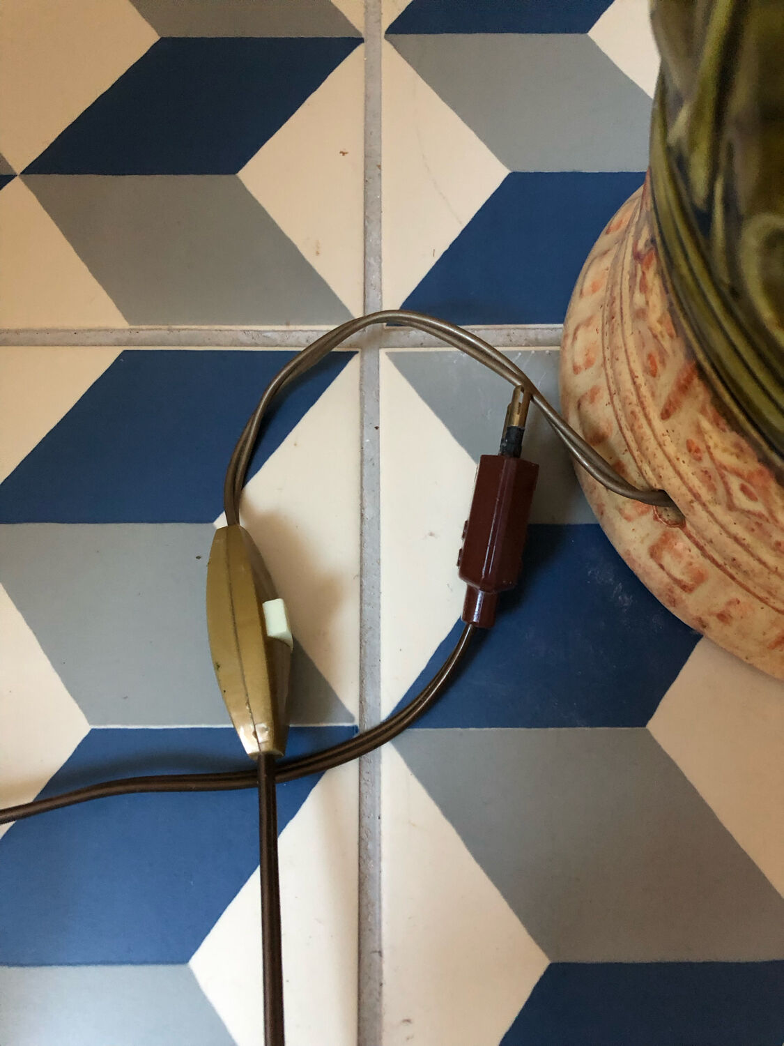 Vintage floor lamp W Germany 1970's