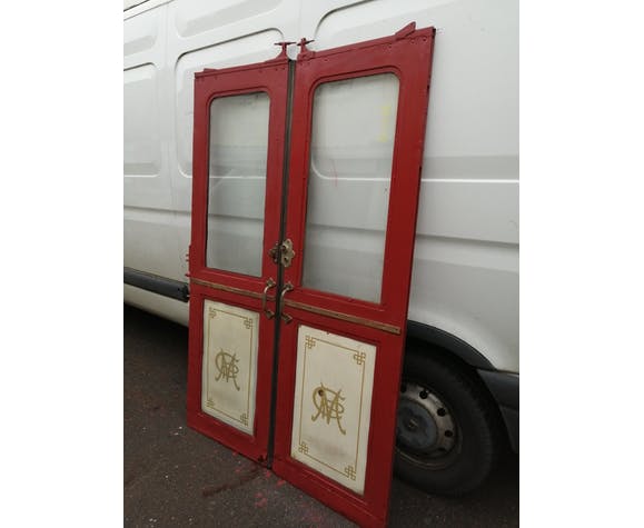 Pair of doors metro sprague year 1900