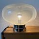 Mazzega Murano Lamp Puliginiso Glass and Stainless Steel 1971