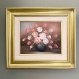 Painting on canvas "bouquet of flowers"