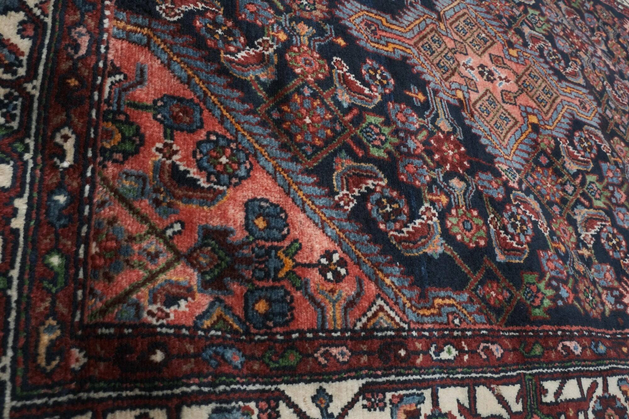 Vintage Turkish hallway rug 121x317 cm