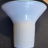 Vase in flared glazed stoneware signed
