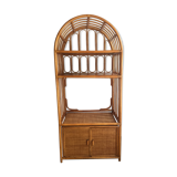 Rattan bookcase