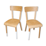 Set of two vintage LEC chairs