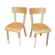 Set of two vintage LEC chairs