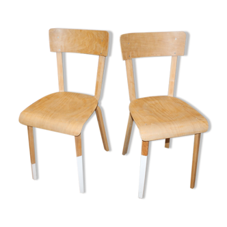 Set of two vintage LEC chairs