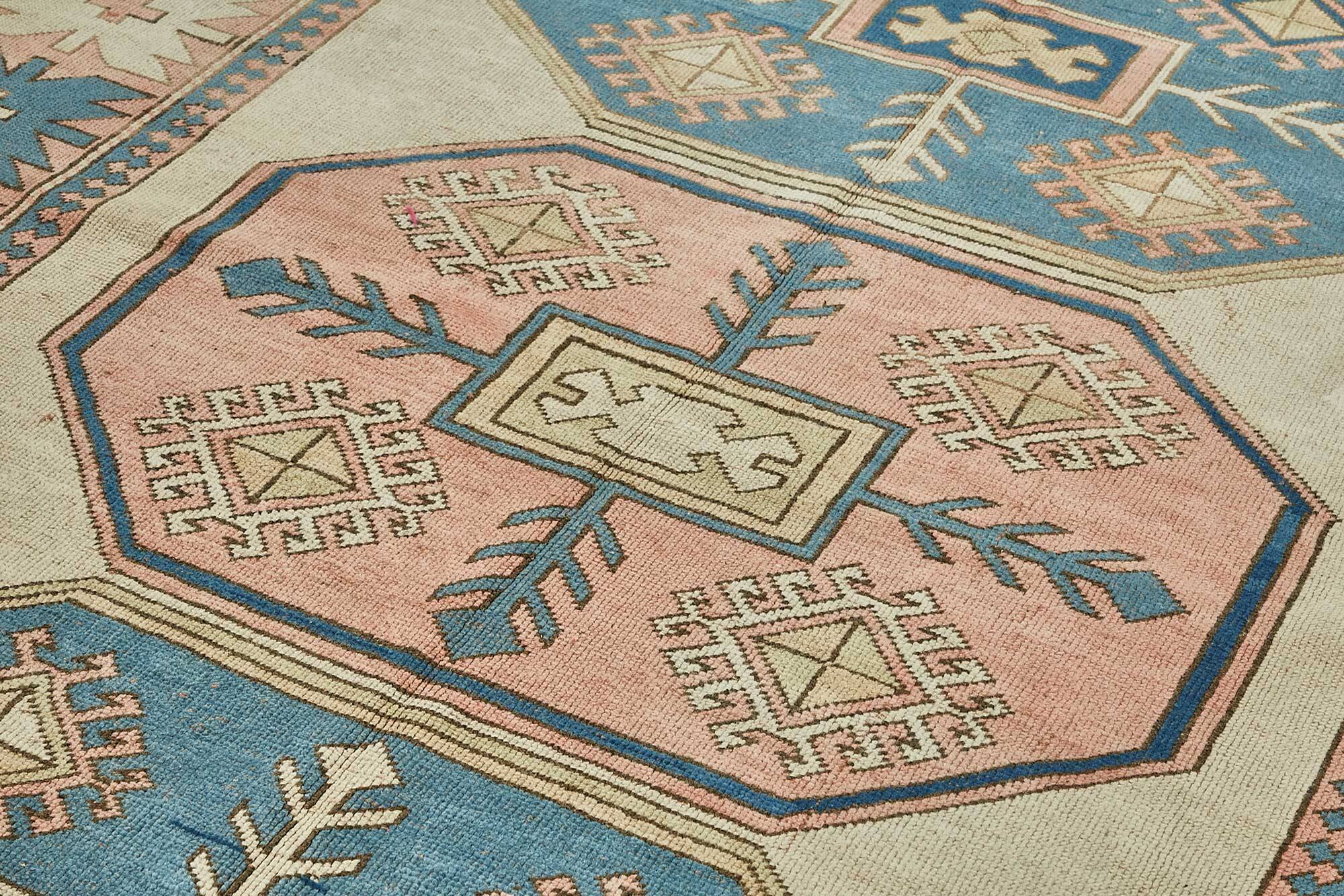 Turkish Vintage Anatolian Rug 208 cm x 305 cm