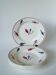 set of 6 Givors soup plates model Perce-Neige 1950