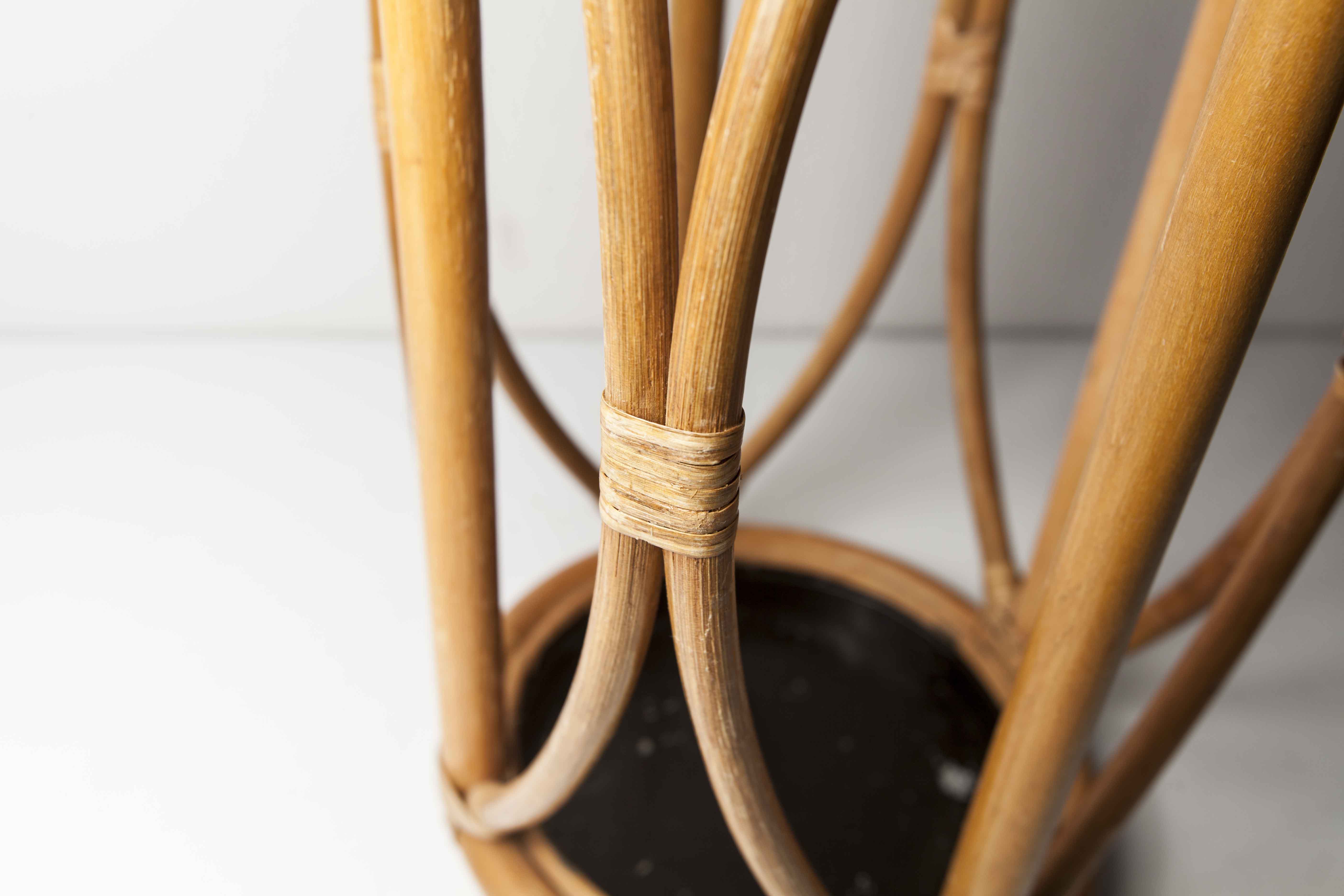 1950 rattan umbrella holder