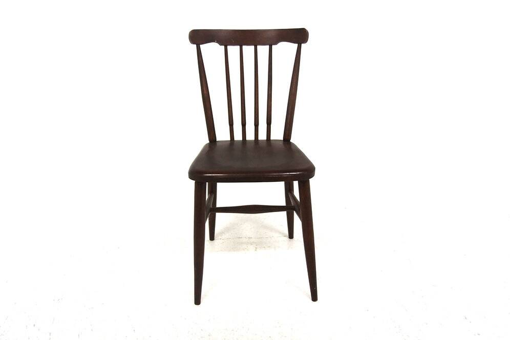 Chaise scandinave en hêtre, Suède, 1960