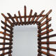 Miroir rectangle en rotin 53 x 63 cm