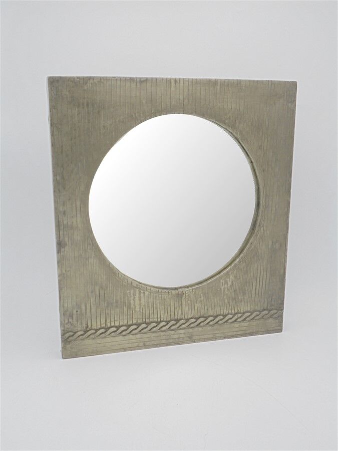 Tin mirror 33 x 30 cm