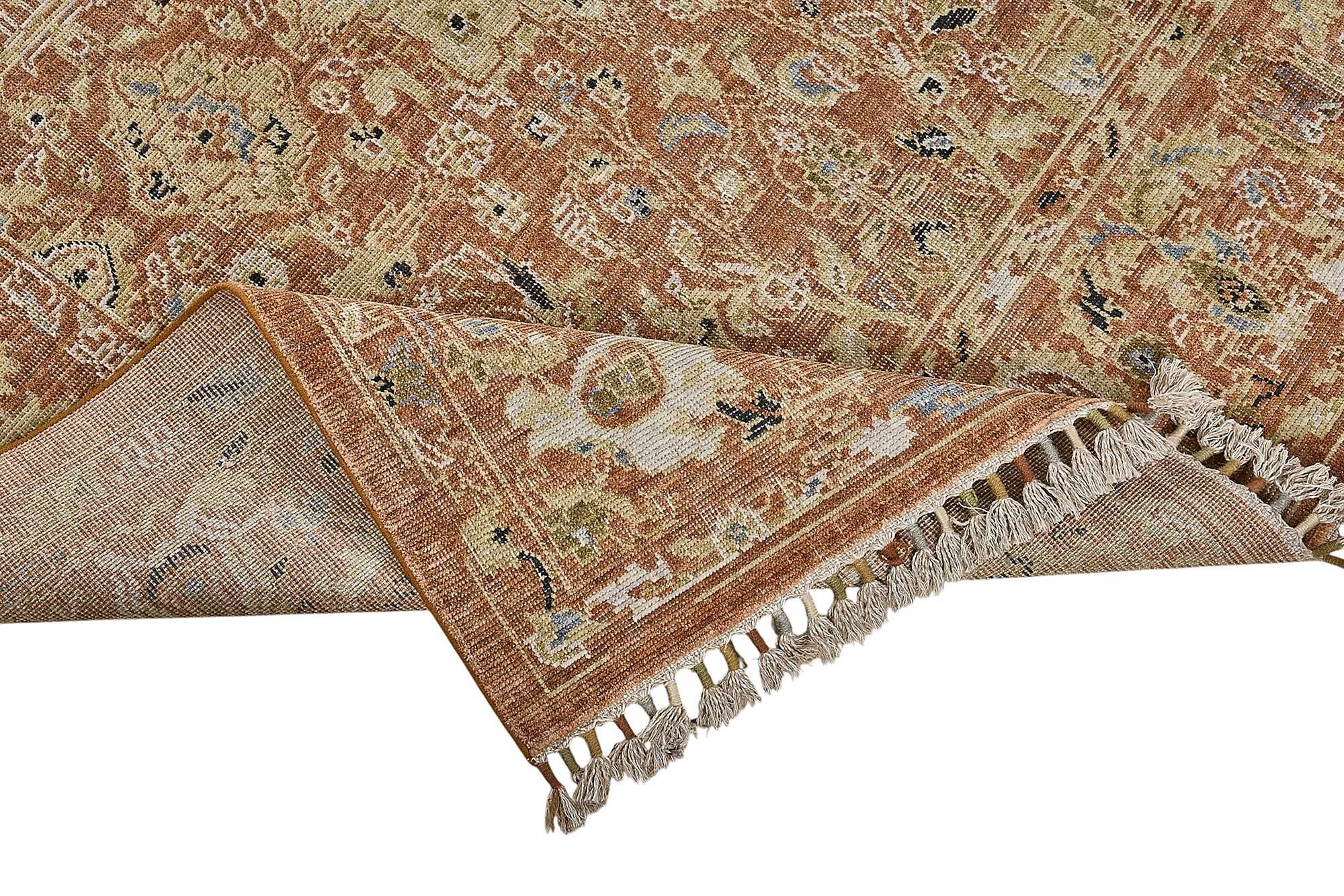 Turkish Handcrafted Loom Oushak Rug 206 cm x 292 cm