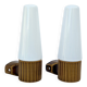 Pair of mustard-coloured ceramic wall lights IFÖ -Hans-Agne Jakobsson