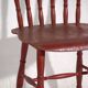 Antique red Windsor style chair (c.1920)