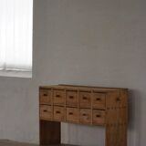 Danish apothecary cabinet in antique pine from the 19th century / Console, 1850–1880s