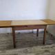 Table en bois et marbre avec rallonges
