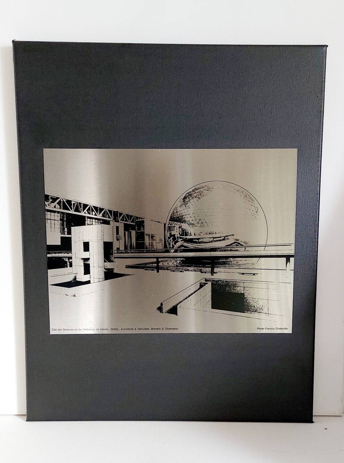 Photo on stainless steel La Vilette