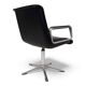 Swivel conference/dining chair in leather Wilkhahn Delta, by Delta Group, 1960