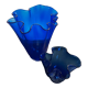 Duo of handkerchief vases in glass paste 70s-80s