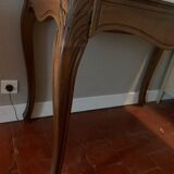 Old wooden and marble dressing table