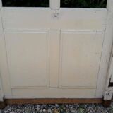 Old glazed door 211.5x105.5cm and its entrance door frame.