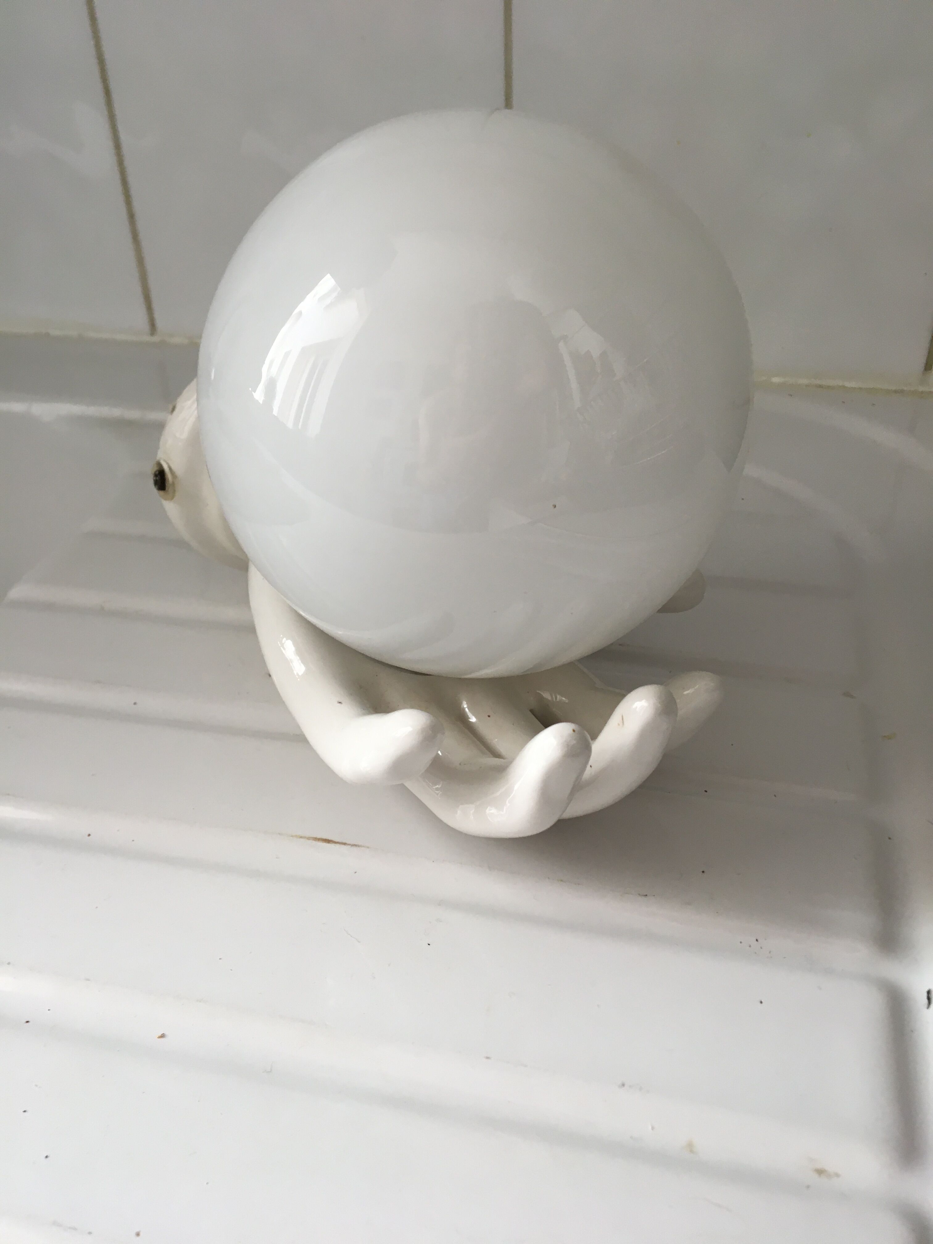 Wall lamp hand lamp ceramic vintage 70s