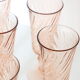 Flûtes en verre rose Rosaline, Arcoroc, lot de 6