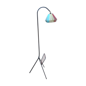 Lampadaire vintage 1950-1960 scoubidou