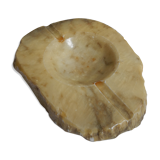 Alabaster ashtray, vintage retro decor
