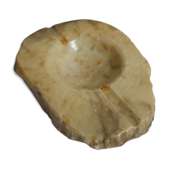 Alabaster ashtray, vintage retro decor