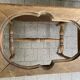Table basse en bois et canage