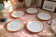 Set of 5 Limoges plates Rue de Paradis