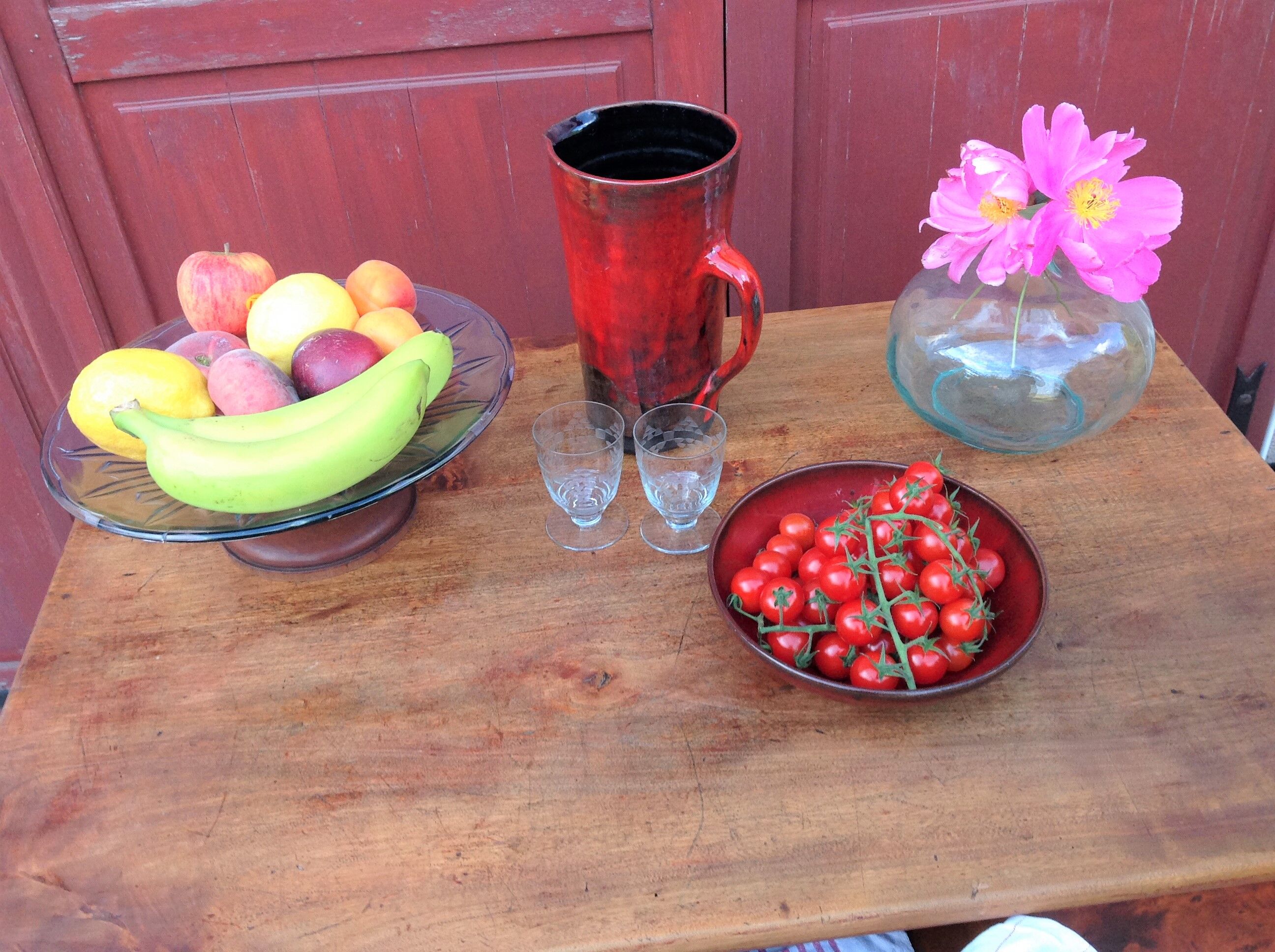Antique vintage farmhouse table from the 40s and 50s
