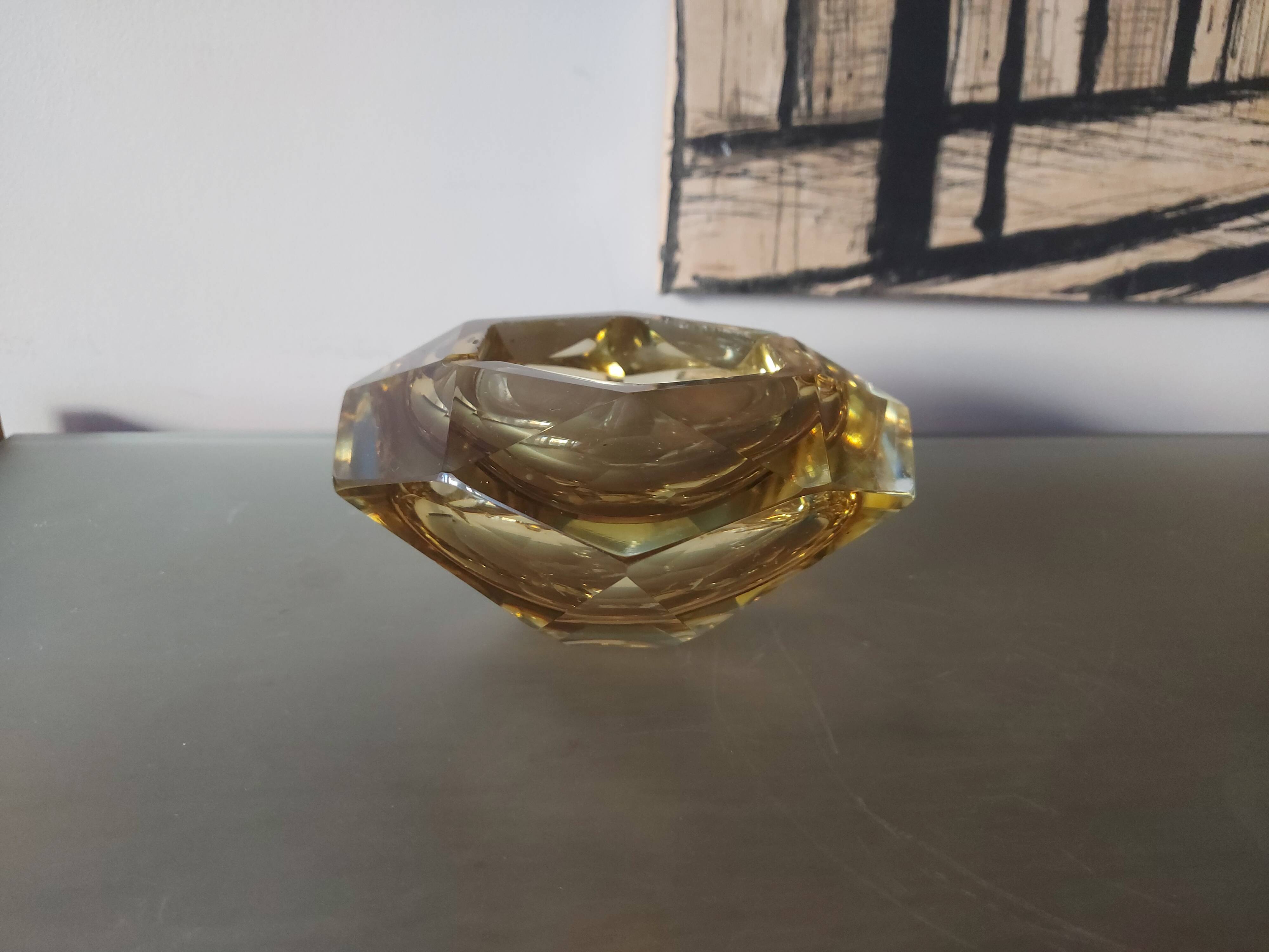 Design glass ashtray