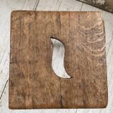 High oak workshop stool