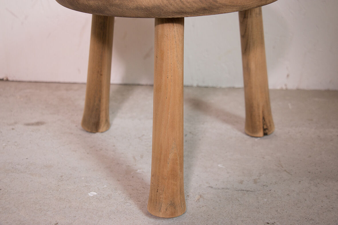 Tripod wooden stool