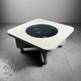 Table basse avec plateau à goûter rotatif, années 70, Allemagne
