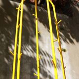 Yellow lase metal coat hanger 90's