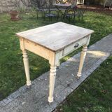 Ancient small farm kitchen table 1940