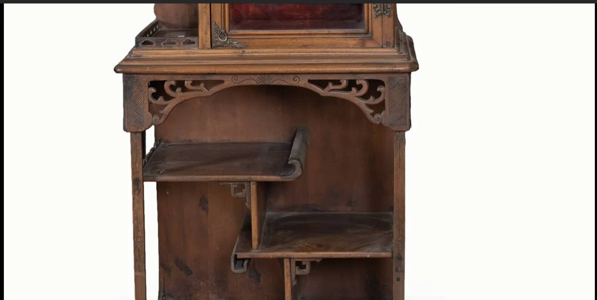 Bibliothèque vitrine  attribué à l'atelier Gabriel Viardot Fin XIXe