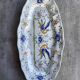 Very large decorative dish in Limoges earthenware