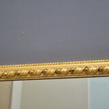 Victorian wall mirror in gilded wood 107x83cm