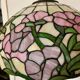 Arts & Crafts table lamp in leaded stained glass, 20th century.