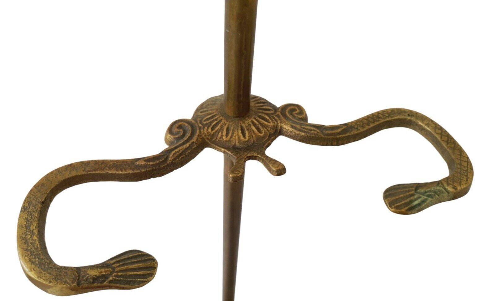 bronze fireplace servant AC 3 accessories pliers, shovel and broom