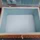 Wicker sewing box