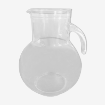 Vintage glass pitcher
