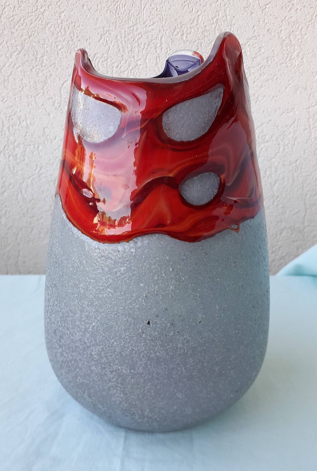 Treasure of the Galleon glass vase