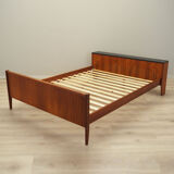 Lit en palissandre, design danois, années 1970, production: Danemark