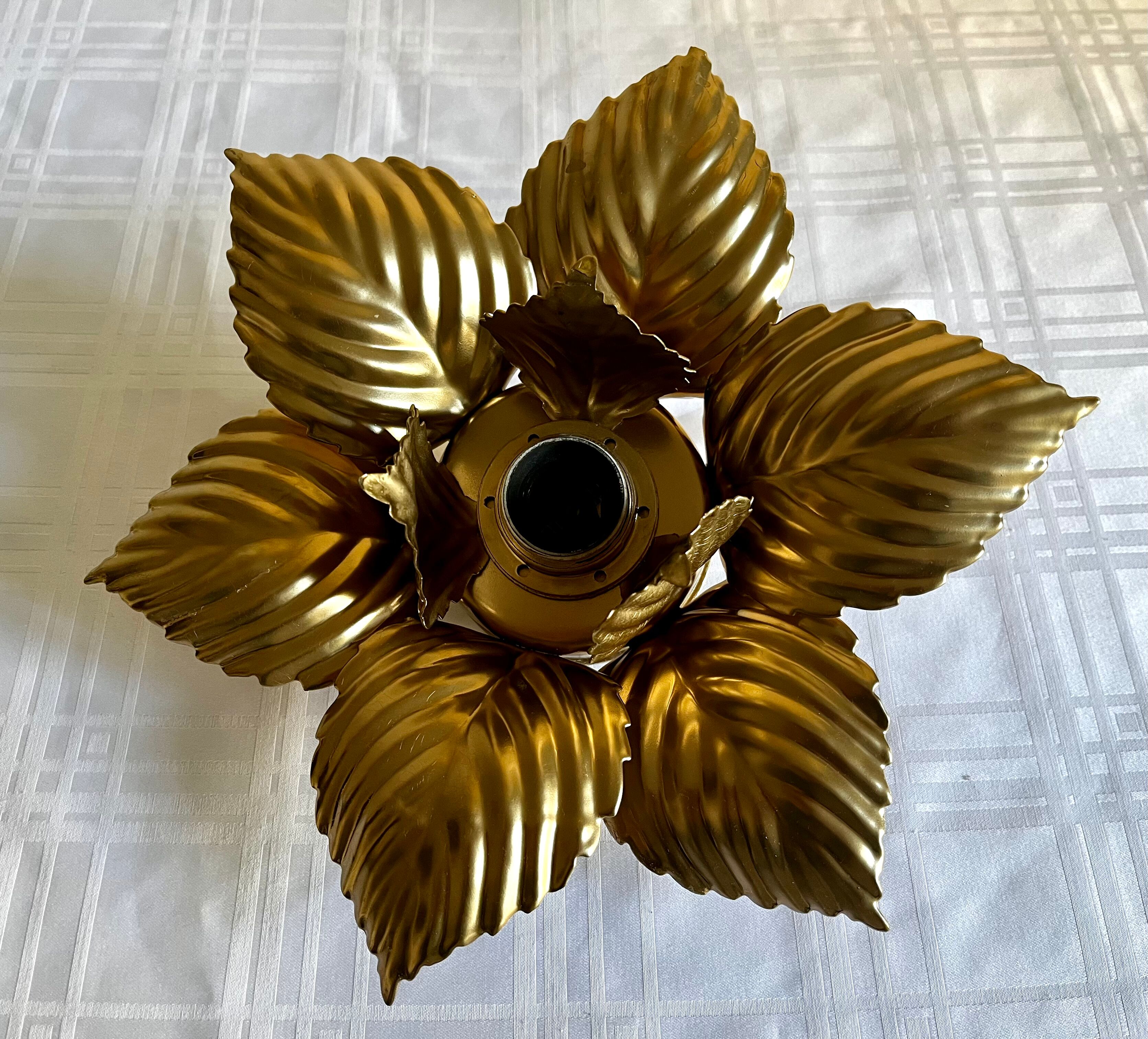 Masca Golden Flower Wall Lamp